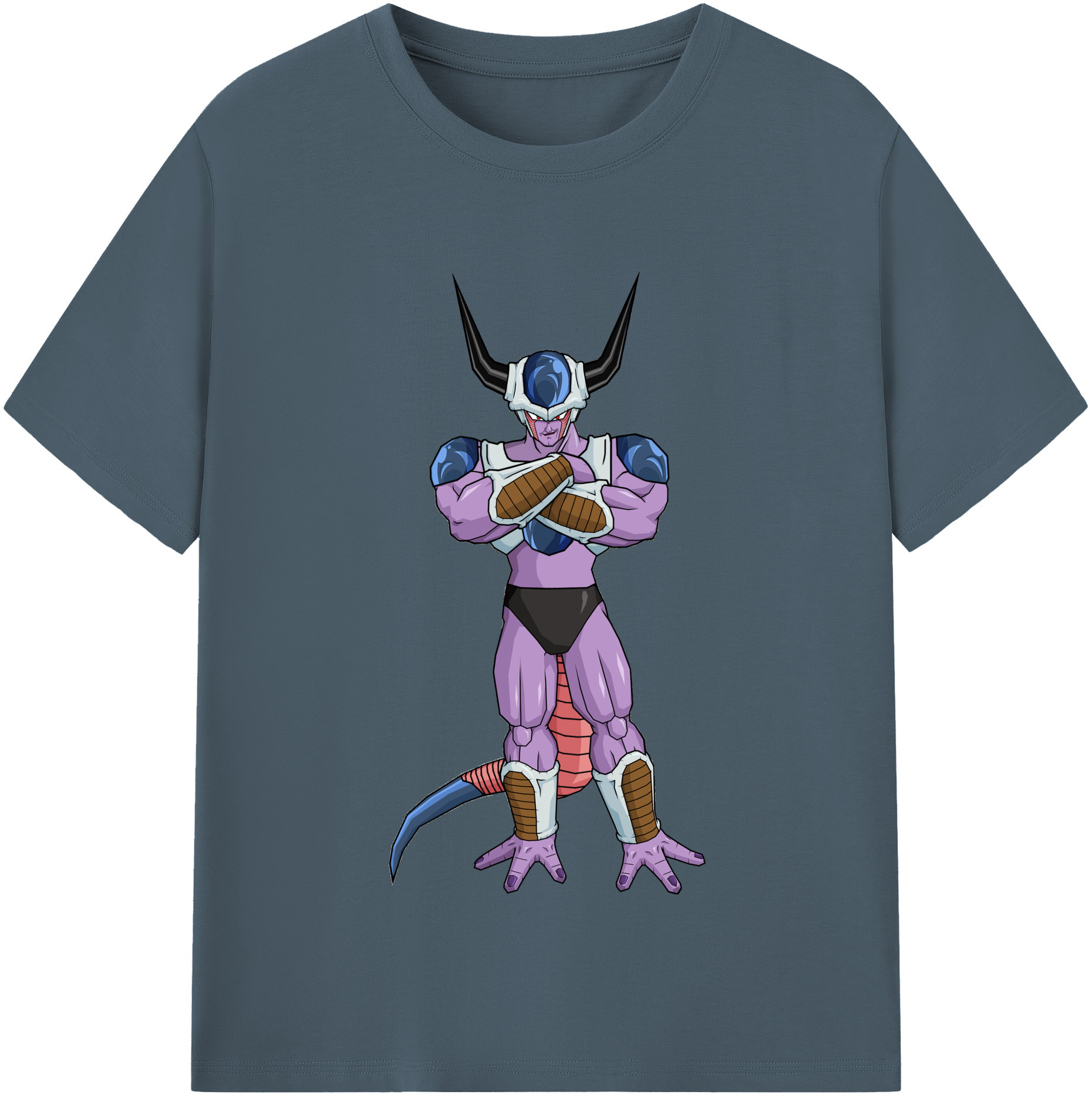 （画像用） ドラゴンボール フリーザ DRAGON BALL Frieza 綿100％半袖Tシャツ（フロントプリント）